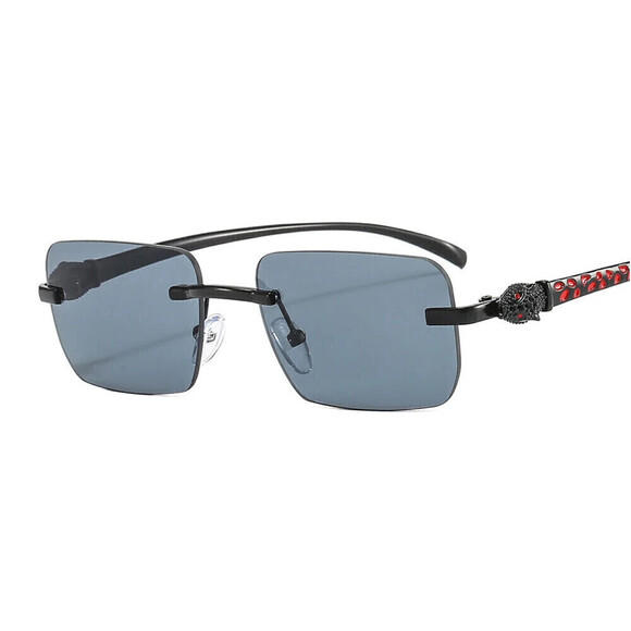 Unisex Small Framed Sunglasses In Gray - Picture 1 of 3